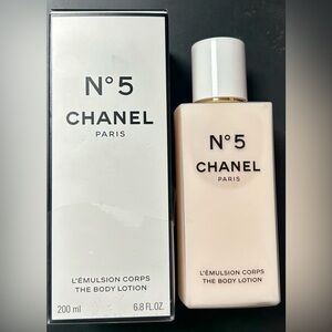 New in Box Chanel No. 5 Body Lotion 6.8 oz/20 ml